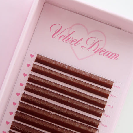 Brown Velvet Dream Lash Tray